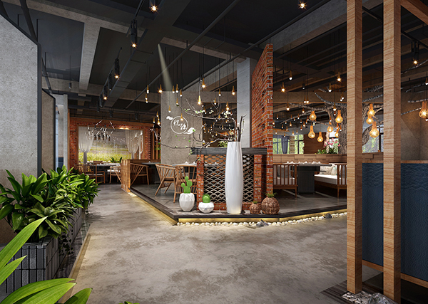 參考圖:火鍋店裝修效果圖 火鍋店裝修