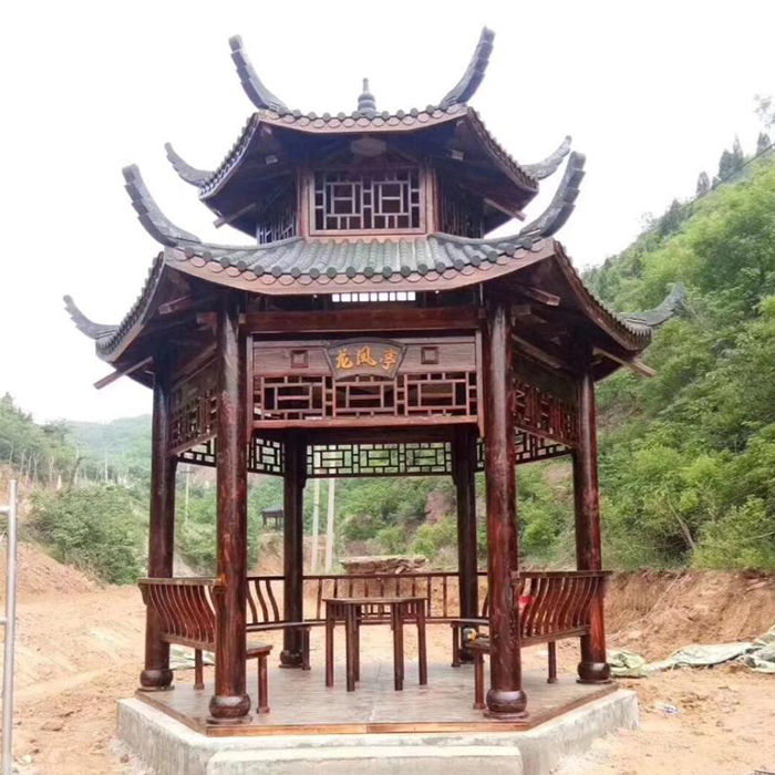 如何從結構上設計木質涼亭?