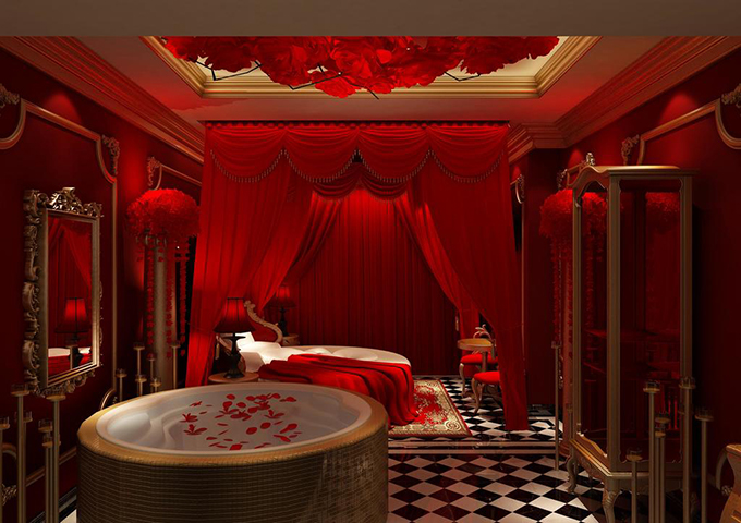 情侶酒店裝修效果圖 src=