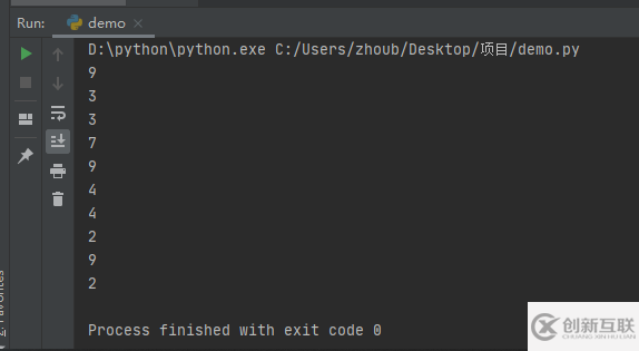 python隨機產生一堆數字并輸出的方法