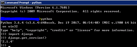 pycharm中創建Django的方法