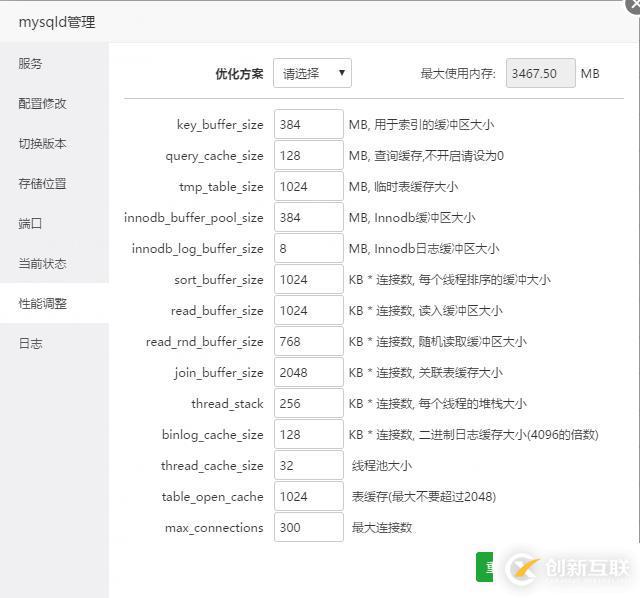 如何通過MySQL自身的配置調整來優化MySQL性能?