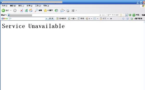 service unavailable service unavailable