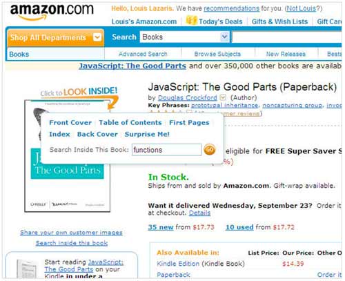 亞馬遜的電子商務網站購物經驗 亞馬遜的電子商務網站購物經驗